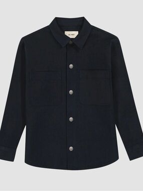 DL1961 Boys' Navy Button-Down Shirt Jacket size small